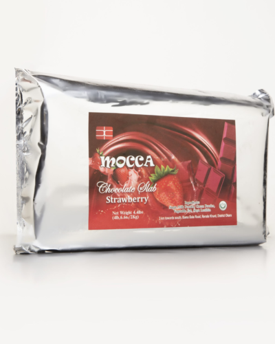 Mocca Strawberry Chocolate Slab 2kg
