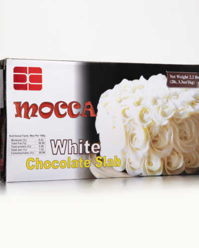 Mocca White Chocolate Slab 1kg