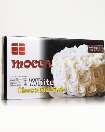 Mocca White Chocolate Slab 2kg